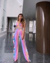 Dames strand crop top en broek P443 5
