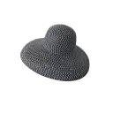 Dames strohoed 56–58 cm Stro Summer ademende hoed tegen de zon Elegante strandaccessoire voor op vakantie 1