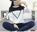 Dames sweatshirt met driehoek J1055 6