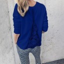 Dames sweatshirt met kant B12 4