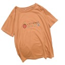 Dames T-shirt met aardbeienprint 10