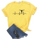 Dames T-shirt met acrobaat print 5
