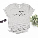 Dames T-shirt met acrobaat print 4
