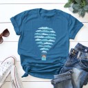 Dames T-shirt met ballonprint 10