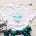 Dames T-shirt met ballonprint 12