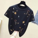 Dames T-shirt met borduursel 5
