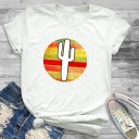 Dames T-shirt met cactusmotief 3