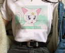 Dames T-shirt met cartoonmotief 11