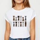 Dames T-shirt met dierenprint B352 13