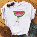 Dames T-shirt met fruitprint 6