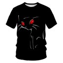 Dames T-shirt met kattenprint 6