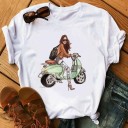 Dames T-shirt met opdruk B106 6