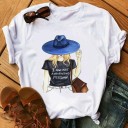 Dames T-shirt met opdruk B106 4