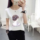 Dames T-shirt met opdruk B240 4