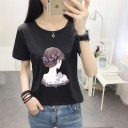 Dames T-shirt met opdruk B240 5
