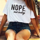 Dames T-shirt met opdruk Nee, vandaag niet 4