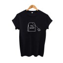 Dames T-shirt met opdruk - Tea bag J1187 1