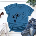 Dames T-shirt met paardenbloem 4