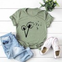 Dames T-shirt met paardenbloem 13