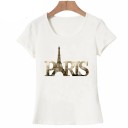 Dames T-shirt met Parijs motief 1