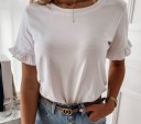 Dames T-shirt met ruches A1089 1