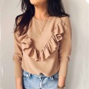 Dames T-shirt met ruches 2