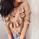 Dames T-shirt met ruches 5