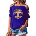 Dames T-shirt met uitsparingen A1258 9