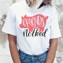 Dames T-shirt met veganistisch motief 24
