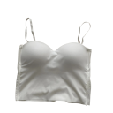 Dames T-shirt Universele maat Effen Kleur Dunne Bandjes O-hals Materiaal polyester katoen Basis Top 9