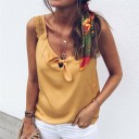 Dames tanktop met kanten bandjes 5