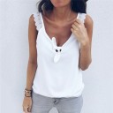 Dames tanktop met kanten bandjes 4
