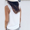 Dames tanktop met kanten bandjes 2