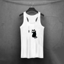 Dames tanktop met kattenprint 6