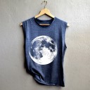 Dames tanktop met maanprint A1209 2