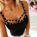 Dames tanktop met parels B268 4