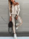 Dames top met lange mouwen en broek B1007 4