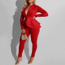 Dames top met lange mouwen en broek B998 5