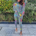 Dames top met lange mouwen en legging B995 3