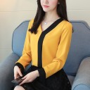 Dames tweekleurige blouse 7