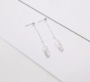Dames veer oorbellen G991 5