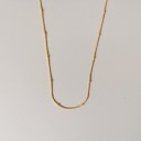 Dames vergulde ketting G456 7