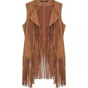 Dames vest met franjes P2572 4
