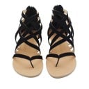 Dames vetersandalen 3