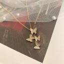 Dames vlinder ketting D670 4