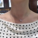 Dames vlinder ketting D831 2