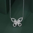 Dames vlinder ketting D831 4