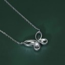 Dames vlinder ketting D831 5