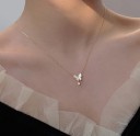 Dames vlinder ketting G499 1