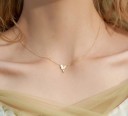 Dames vlinder ketting G499 3